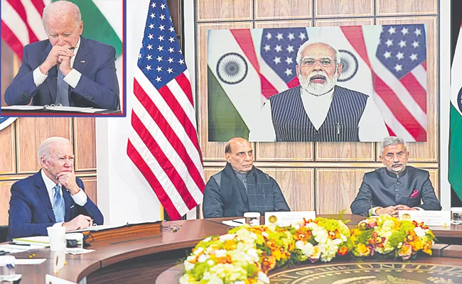 Virtual Meeting Between PM Modi And Joe Biden - Sakshi