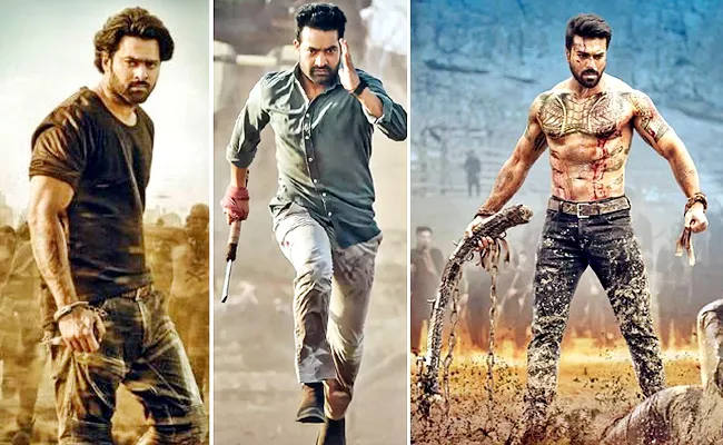 Prabhas, Mahesh Babu, jr NTR, Ram Charan And Other Tollywood Heros Focused On Action Movies - Sakshi