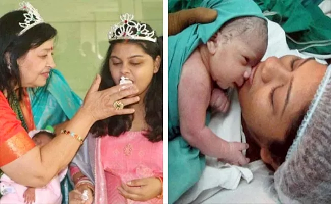 Lucknow First Test Tube Baby Is Mother Of A Baby Girl - Sakshi