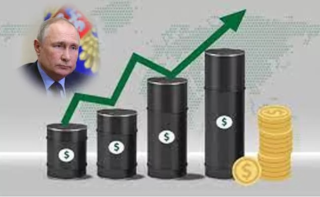 Brent Crude Oil Prices Raised After Putin Comments On peace Talks - Sakshi