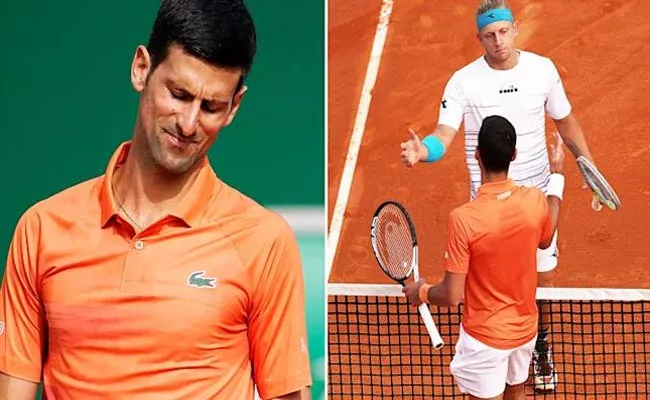 Undercooked Djokovic loses to Davidovich Fokina in Monte Carlo - Sakshi