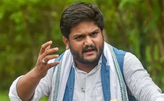 Facing Harassment From Partymen: Hardik Patel - Sakshi