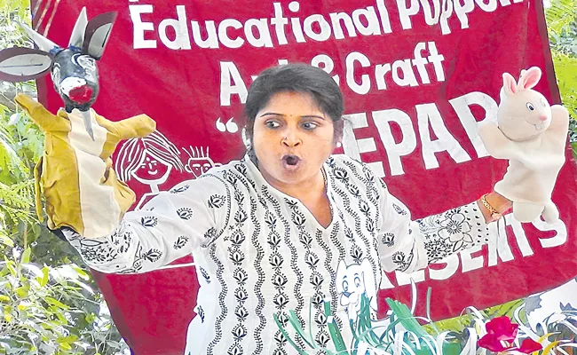 STEPARC: Padmini Rangarajan Showing Puppetry for Social Change - Sakshi