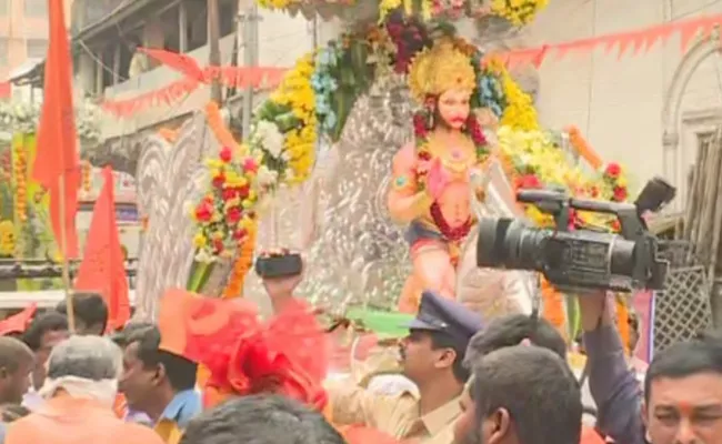 Traffic Curbs for Hanuman Jayanthi Procession in Hyderabad - Sakshi