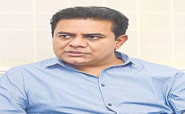 Minister KTR Alleges Gross Injustice To Telangana In Allocation Of STPIs - Sakshi