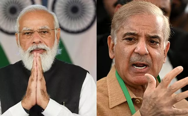 Pakistan PM Shehbaz Sharif Letter To Narendra Modi - Sakshi