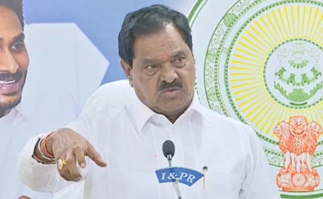 Narayana Swamy Slams On Chandrababu Over People Welfare - Sakshi