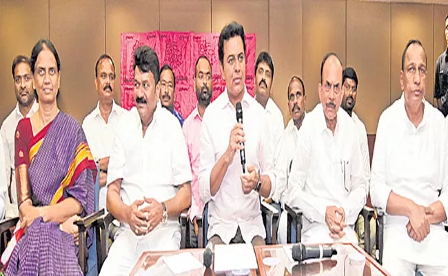 Minister Ktr Fires On Bandi Sanjay Padayatra Hyderabad - Sakshi