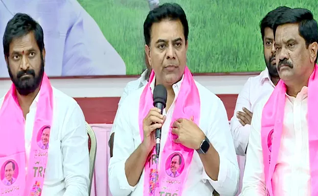 Ktr Announce Action Plan Against Central Government On Paddy Procurement - Sakshi