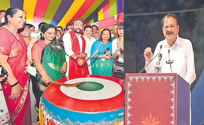 Vice President Venkaiah Naidu At The Culture Festival In Telangana - Sakshi