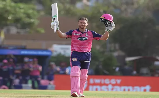 Jos Buttler hits first century of the season as Rajasthan Royals   - Sakshi