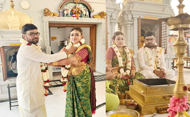 Producer Hemanth Kumar Ties Knot With Sujani Sanjeevi - Sakshi