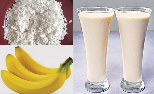 Summer Drinks: Poha Banana Shake Health Benefits In Telugu - Sakshi