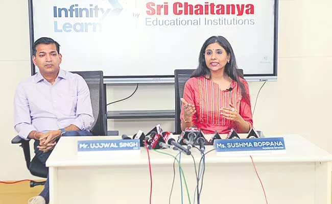 Rohit Sharma Launched The Flagship App Of Infinity Learn By Sri Chaitanya - Sakshi