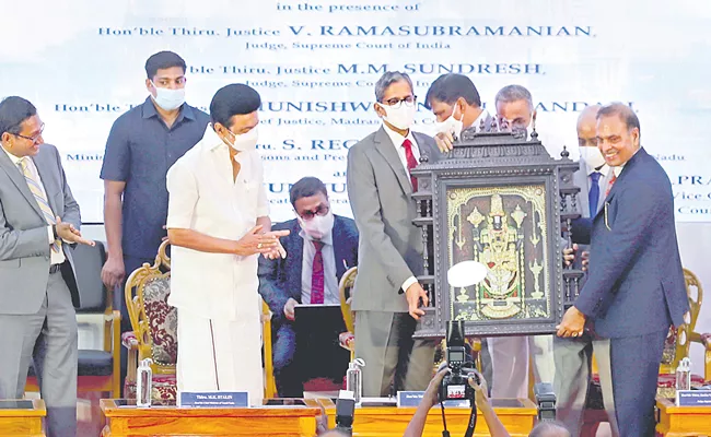 Judiciary an engine of social integration says CJI NV Ramana - Sakshi