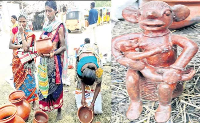 Andhra And Chhattisgarh Border Villages Sales Pottery - Sakshi