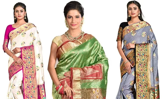 Dharmavaram Silk Sarees More Famous With Geographical Indication - Sakshi