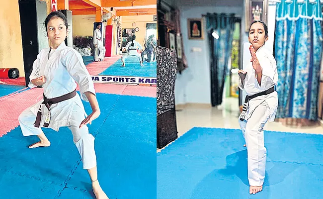 Vizag Karate Fighters International Performance Reshma Keerthi - Sakshi