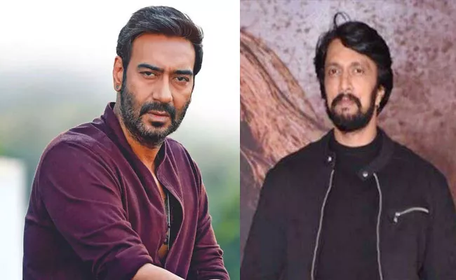 Tweet War Between Kiccha Sudeep And Ajay Devgan Over Hindi Language - Sakshi