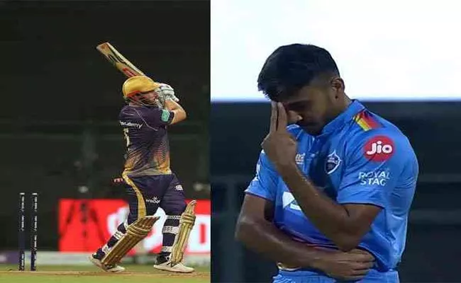 Chetan Sakariya pulls out Dragon Ball Z celebration after Dismissing Aaron Finch - Sakshi