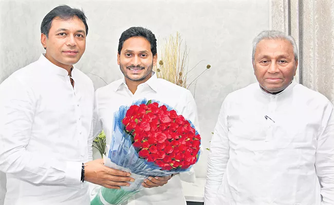 Mekapati Vikram Reddy Meeting With CM YS Jaganmohan Reddy - Sakshi