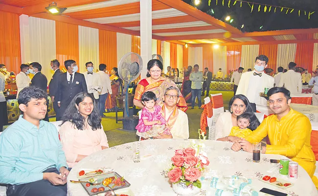 Ugadi celebrations at the residence of CJI NV Ramana - Sakshi