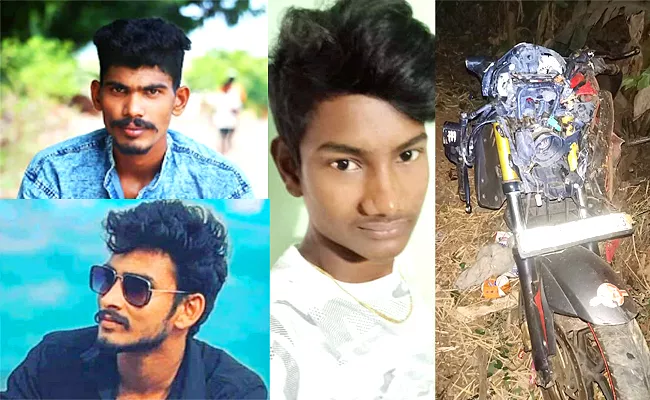 Three Friends Killed In Road Accident - Sakshi