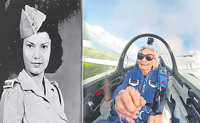 Kate Orchard: Anglo-Indian woman who flew a fighter jet At 99 year old - Sakshi