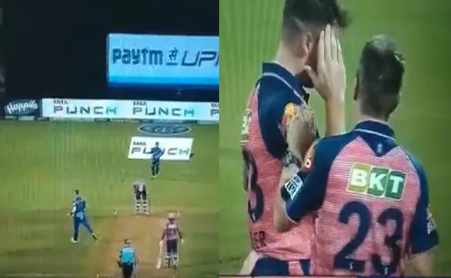 IPL 2022: Riley Meredith Quick Bouncer Hits Jos Buttler On Helmet - Sakshi