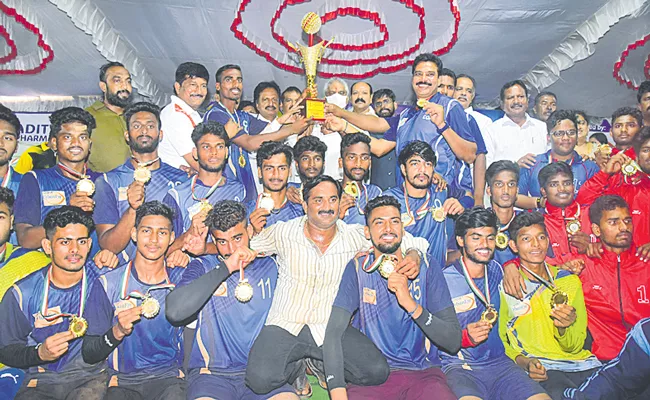 National Junior Boys Handball Championship Wins Andhra Pradesh - Sakshi