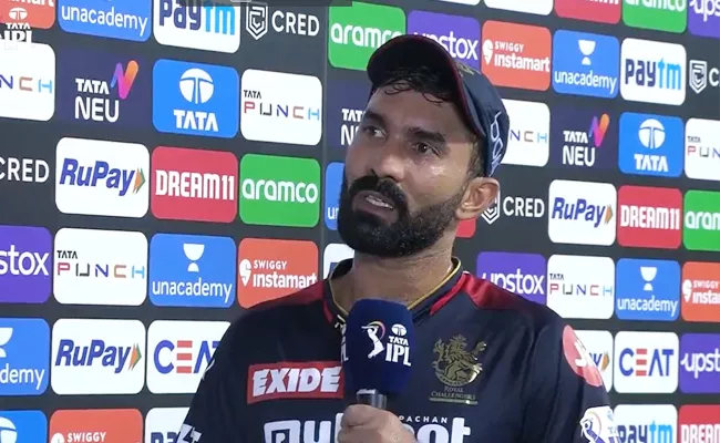 IPL 2022: Dinesh Karthik Says Was Telling Himself I am Not Done Yet - Sakshi