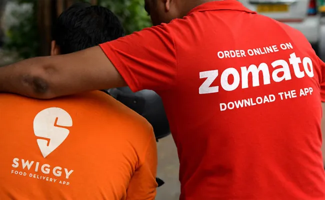 Zomato Swiggy Down for Users Across India  - Sakshi