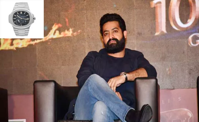 Jr NTR New Patek Philippe Nautilus Watch Pics Viral During RRR Success Meet - Sakshi