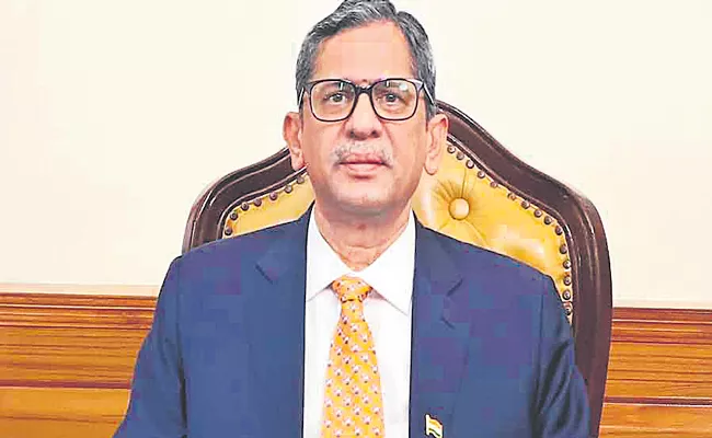 Bring political issues to the attention of the government says cji nv ramana - Sakshi