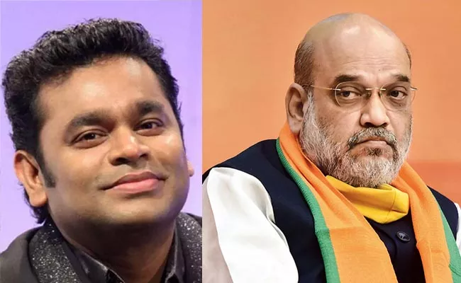 AR Rahman Counter Tweet On Amit Shah Hindi Comments - Sakshi