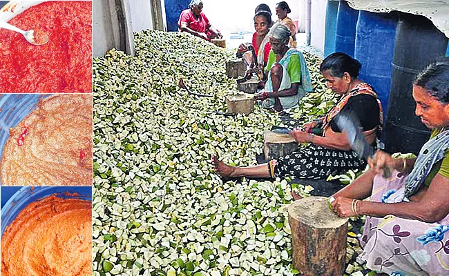 Peravalli Is Very Famous For Special Pickles - Sakshi