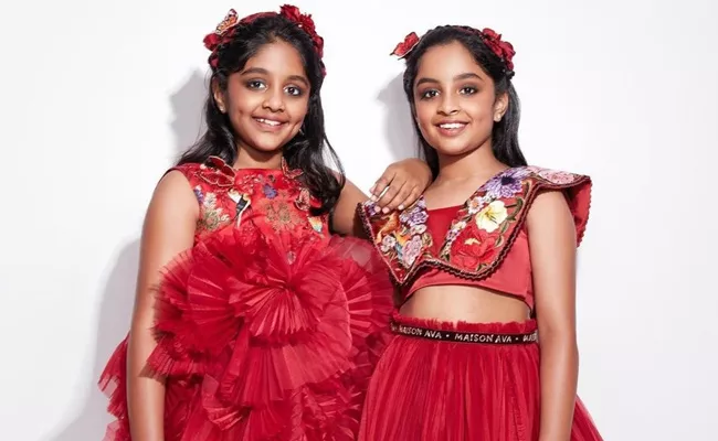 Manchu Vishnu Daughters Ariyana And Viviana Turns Singers - Sakshi