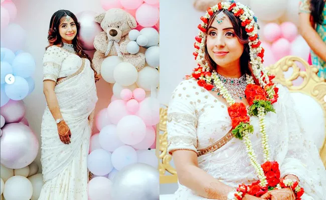 Sanjjanaa Galrani Shares Her Baby Shower Photos, Videos - Sakshi