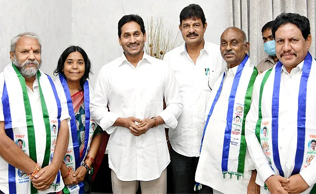 TDP, Janasena Leaders Joined In YSRCP - Sakshi