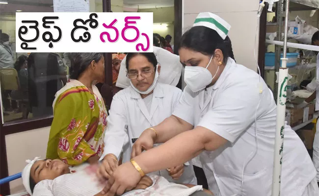 International Nurses Day: Guntur Government General Hospital Nurses Interview - Sakshi