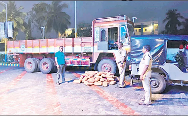 Crime News In Ap: 200 Kg Ganja Seized In Nakkapalli - Sakshi