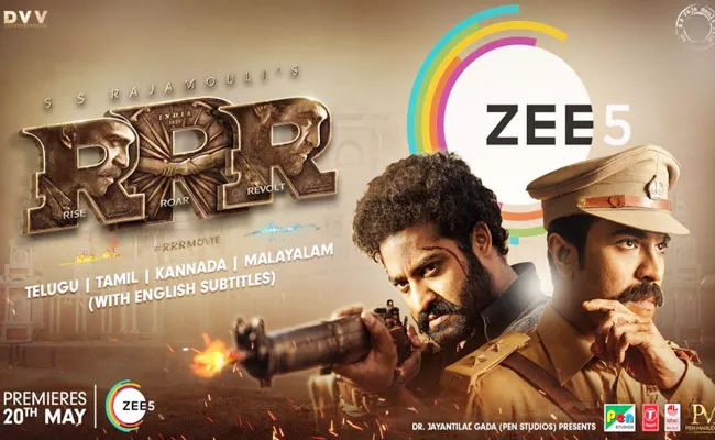 SS Rajamouli RRR Digital Premiere On Zee5 With TVOD Basis - Sakshi