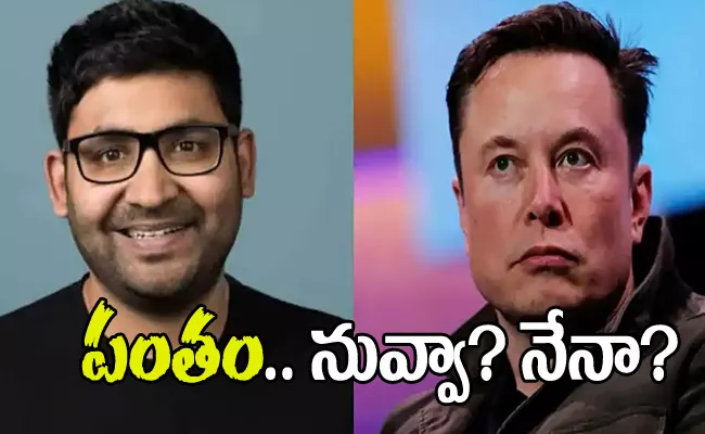 Tweet War Between Elon Musk and Parag Agrawall On Spam Accounts - Sakshi