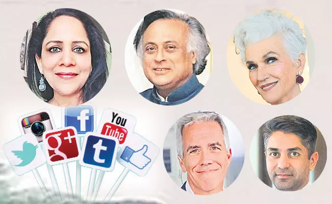 Jairam Ramesh, Abhinav Bindra, Celebrities Social Media Comments - Sakshi