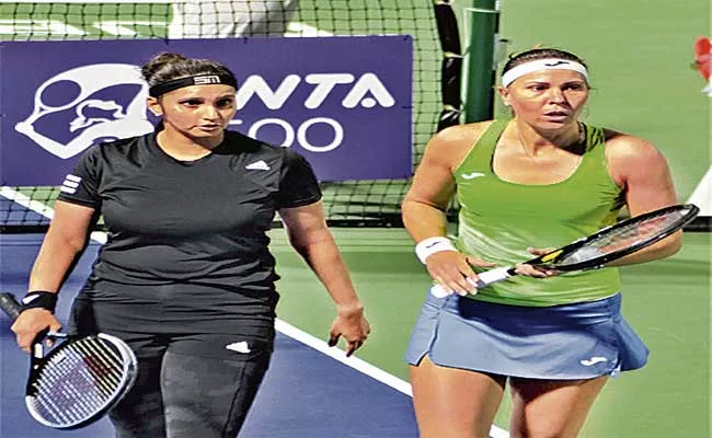 Sania Mirza, Lose Hardest Enters Quarters In Strasbourg Open - Sakshi