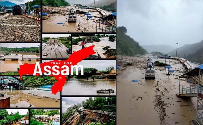 Assam Floods: 9 Dead Over 6 Lakh Affected Know About More - Sakshi