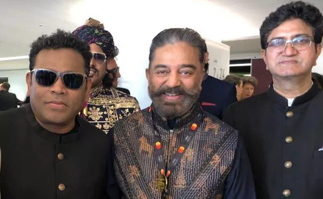 Kamal Haasan Meets Ar Rahman At Cannes Film Festival 2022 - Sakshi