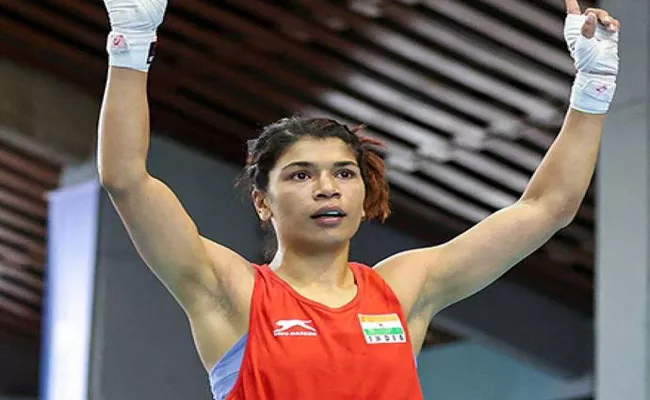 Nikhat Zareen Won Gold Medel Womens World Boxing Championship 2022 - Sakshi