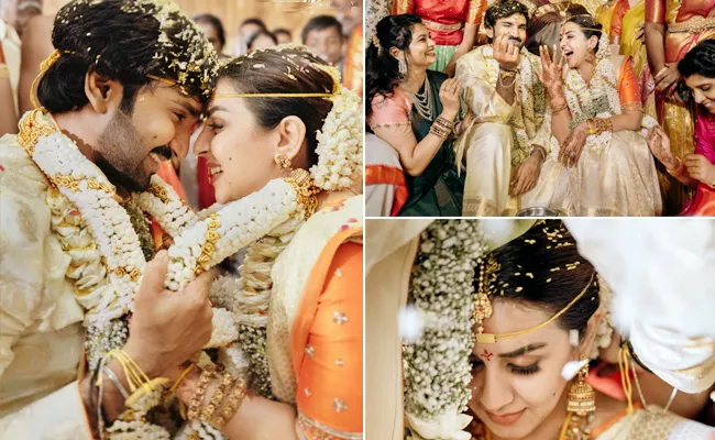 Actor Aadhi Pinisetty  and Nikki Galrani Marriage Exclusive Photos - Sakshi