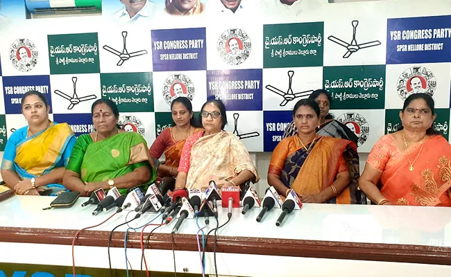 Nellore ZP Chairperson Anam Arunamma Slams Opposition TDP Leaders - Sakshi